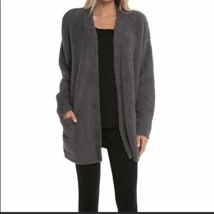 BMWT gray Barefoot Dreams cardigan